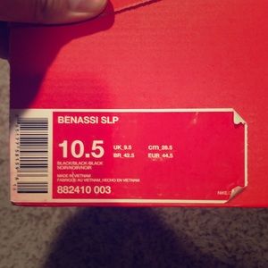 Nike benassi slip